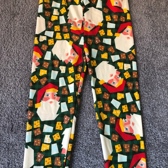 LuLaRoe Kids Christmas Leggings - Picture 2 of 4